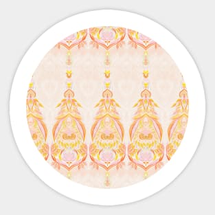 Boho Sunset Doodle Sticker